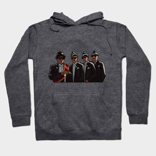 coffin dance dancing pallbearers meme T-Shirt Hoodie by Just Be Awesome   